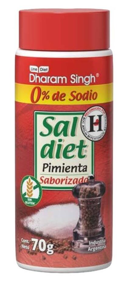 Sal Diet Con Pimienta x 70 gr = Dharam Singh