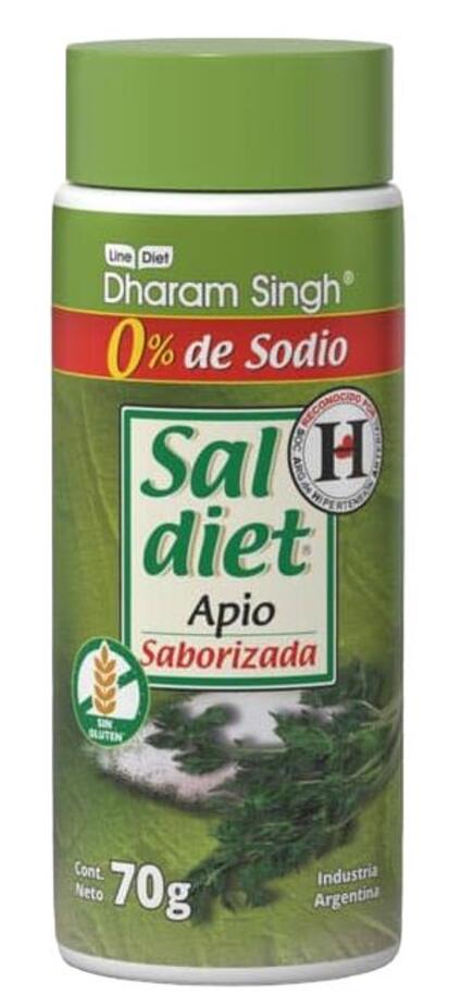 Sal Diet Con Apio x 140 gr = Dharam Singh
