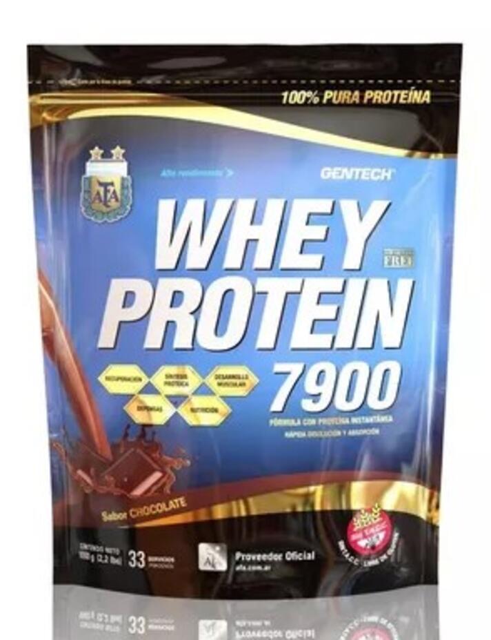 Whey Protein 7900 Chocolate x 1 kg = Gentech