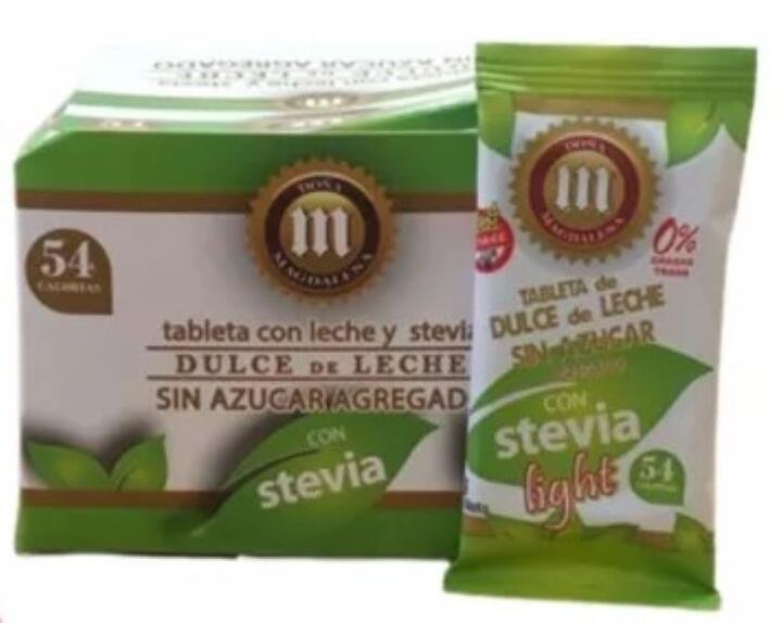 Tabletas de Dulce de Leche Sin Azúcar Con Stevia x 12 unid = Doña Magdalena