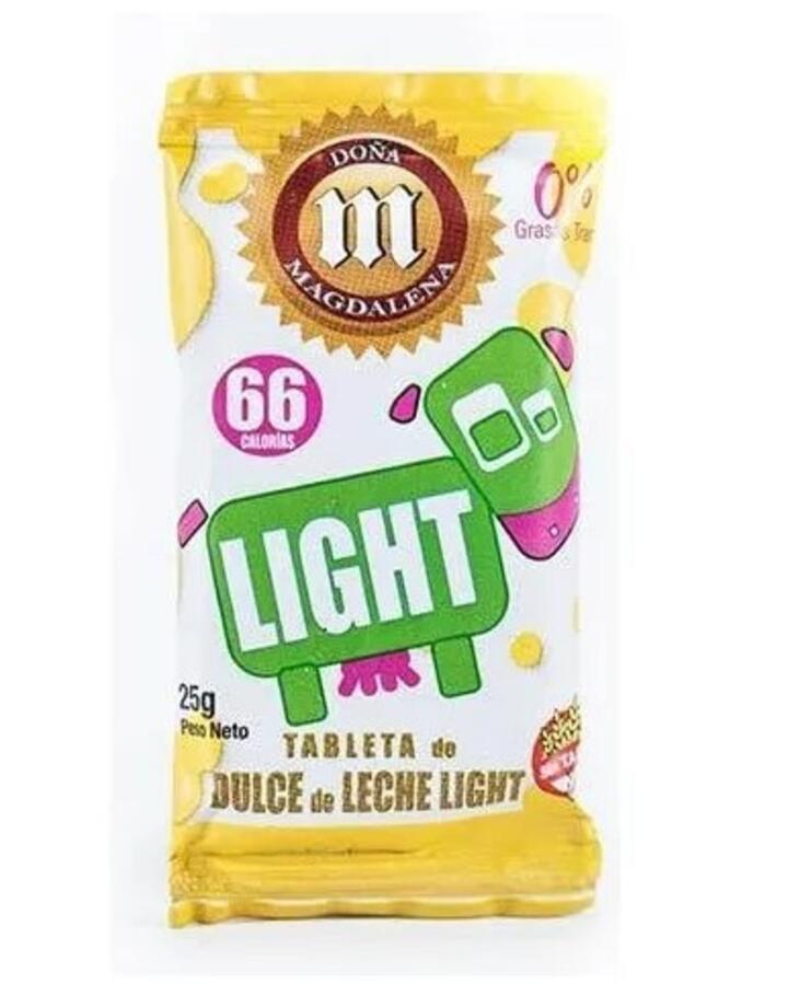 Tabletas de Dulce de Leche Light x 12 unid = Doña Magdalena