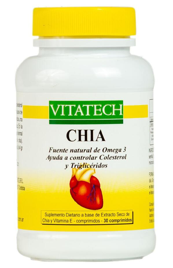 Chia 400 mg x 30 comp = Vitatech