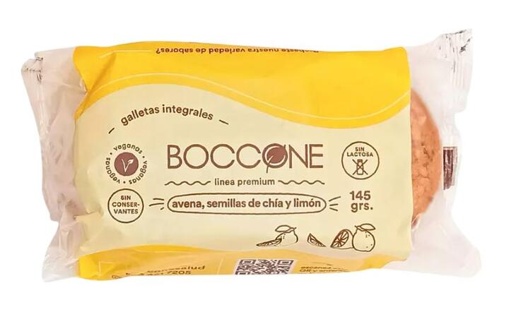 Galletitas de Limón y Chía x 145 gr Boccone