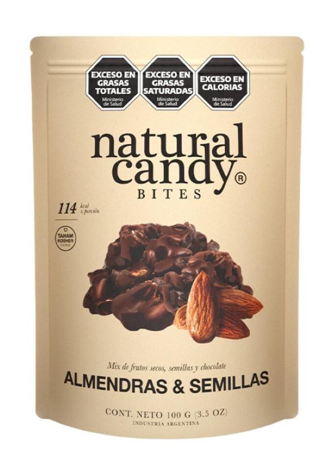 Almendras con Chocolate Negro x 100 gr - Natural Candy