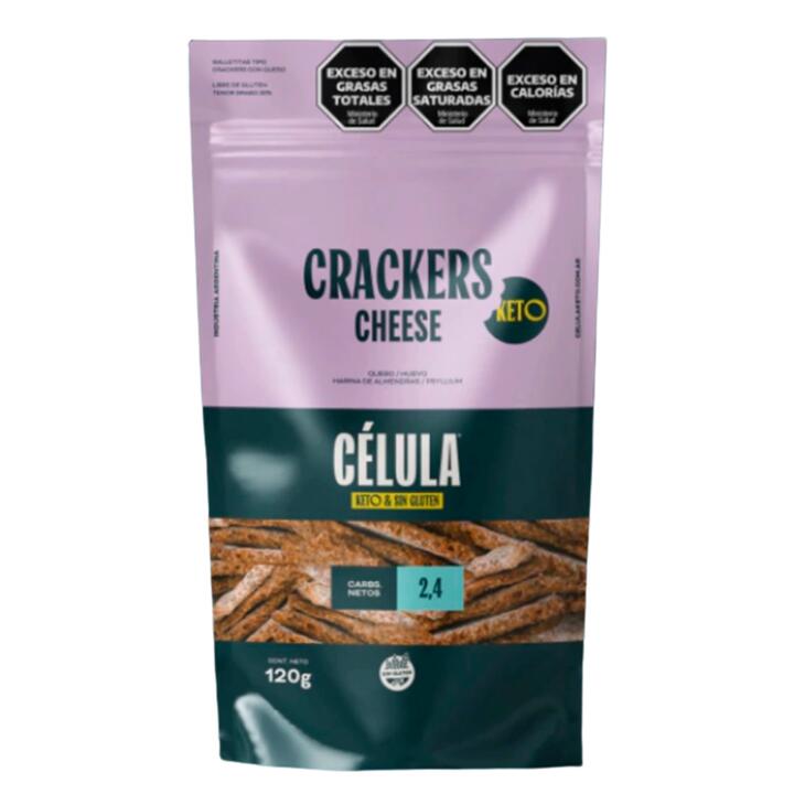 Crackers de Queso Keto x 120 gr Célula Cocina