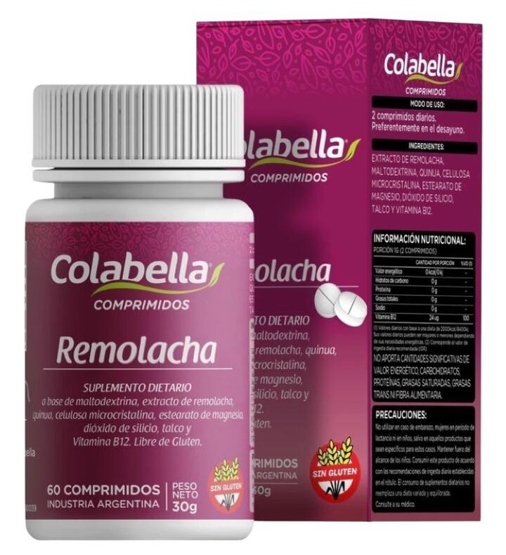 Suplemento Remolacha x 60 comp - Colabella