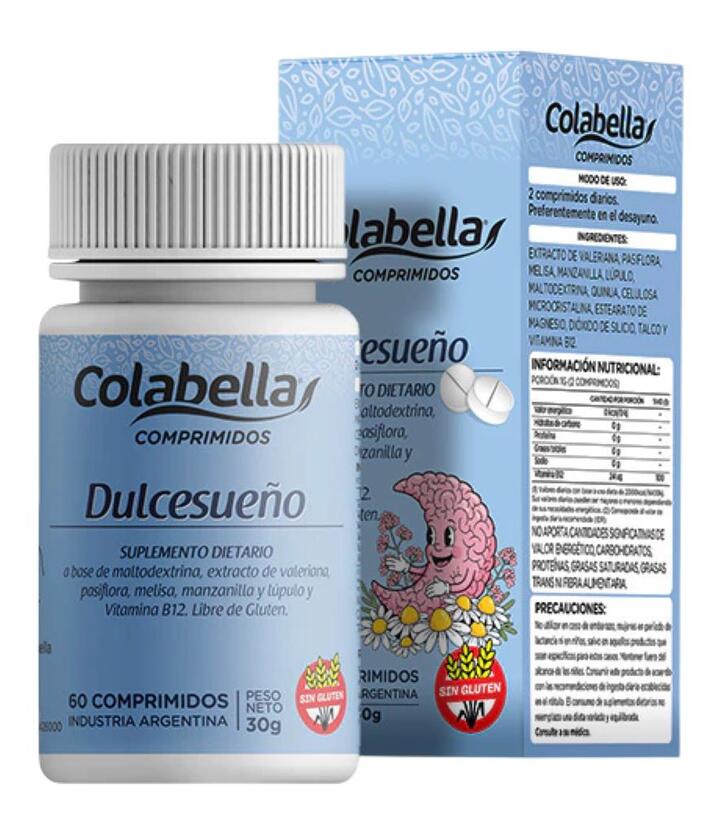 Suplemento Dulcesueño x 60 comp - Colabella