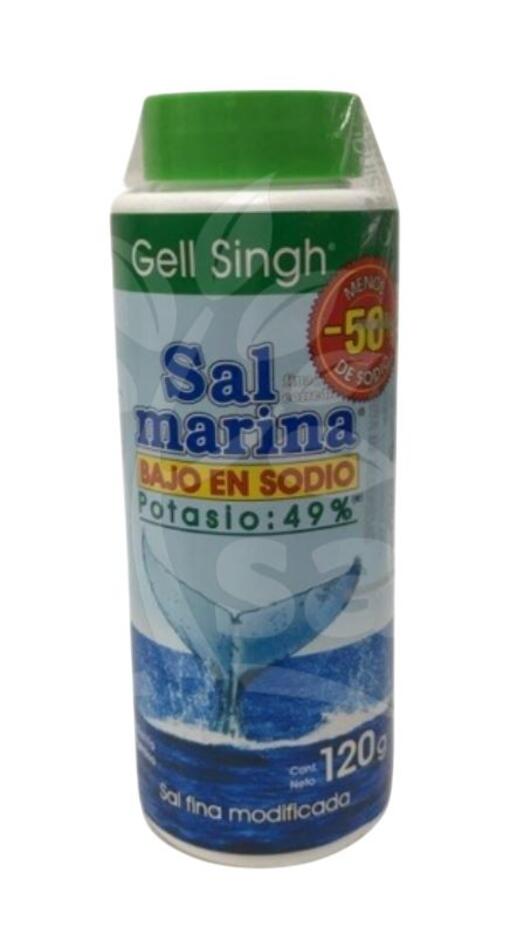 Sal Marina Baja en Sodio x 120 gr - Dharam Singh