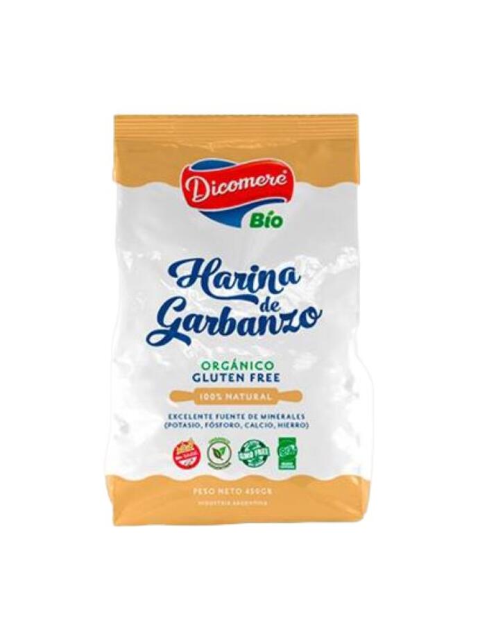 Harina de Garbanzo Orgánica x 450 gr Dicomere