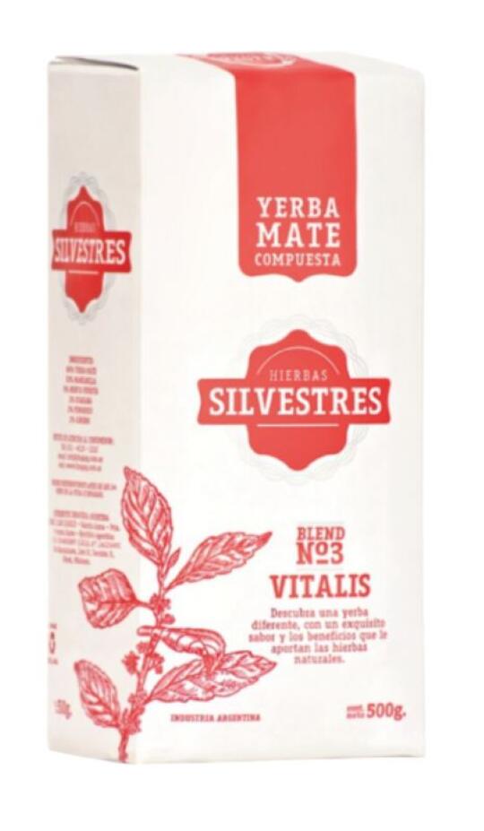 Yerba Mate Silvestre Nro 3 Vitalis - Hierbas Silvestres