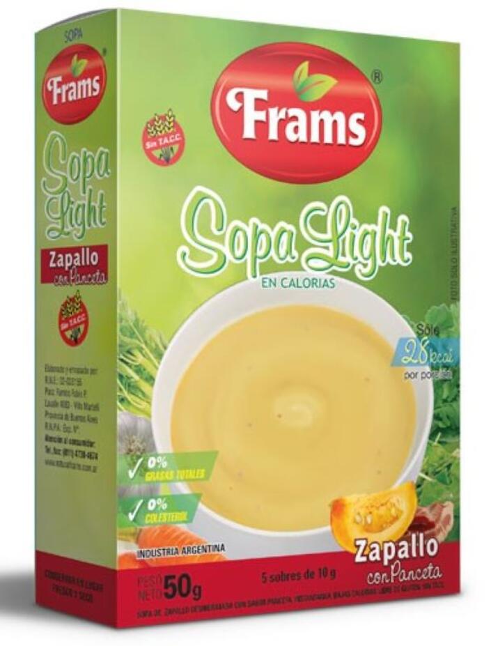 Sopa Zapallo Con Panceta x 50 gr Frams