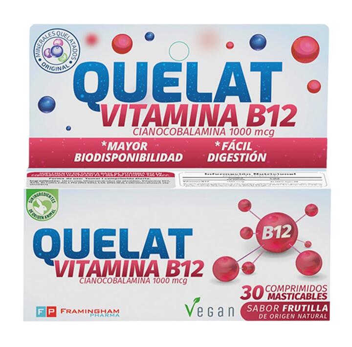 Quelat Vitamina B12 x 30 comp Megalabs