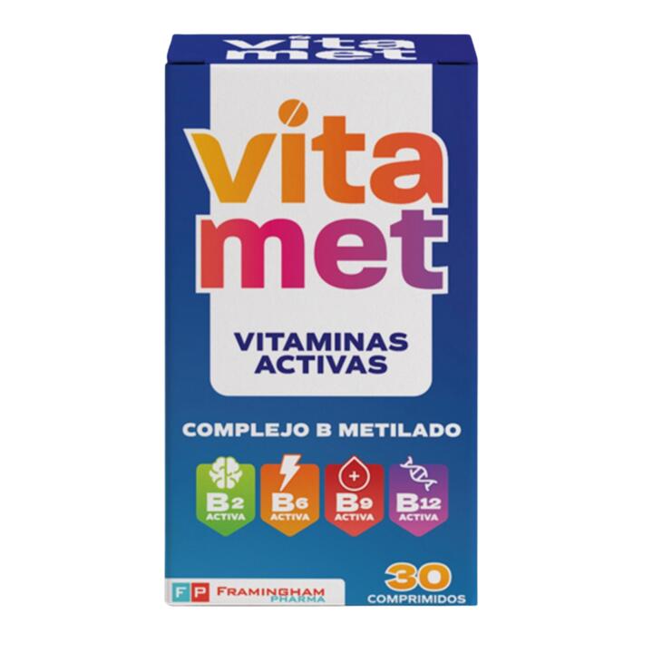 Vita Met Complejo B Metilado x 30 comp = Framingham