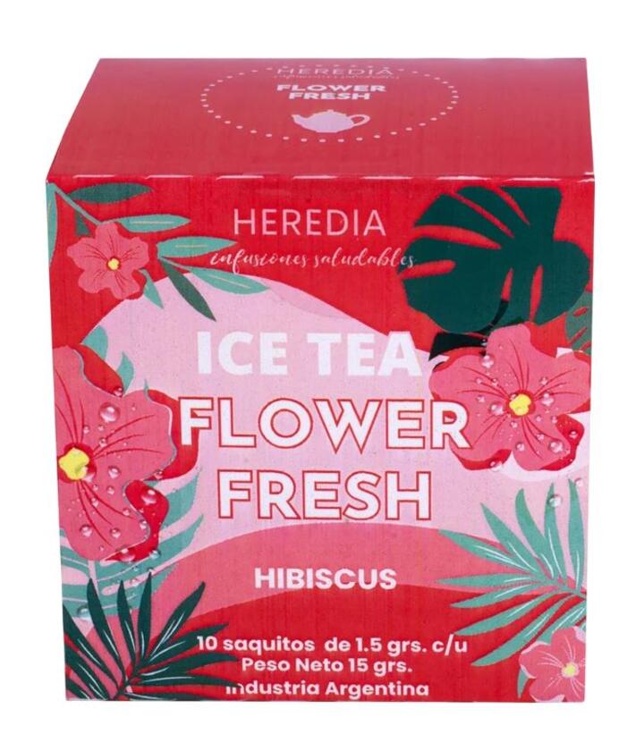 Te Ice Flower Fresh Hibiscus x 10 saq = Heredia