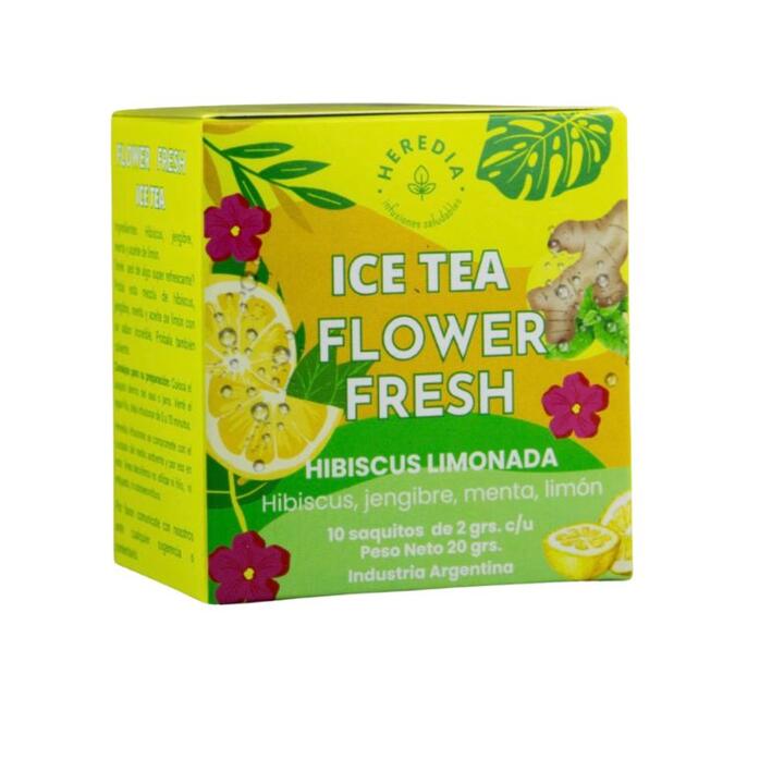 Te Ice Flower Fresh Hibiscus y Limonada x 10 saq = Heredia