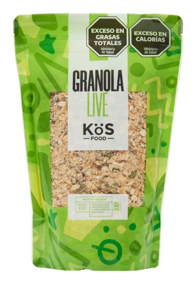 Granola Live x 400 g KöS Food