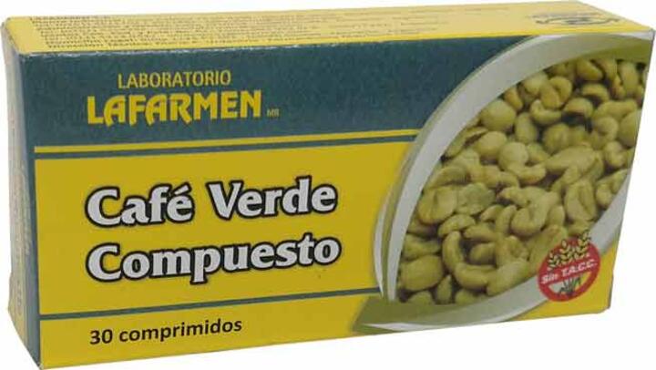 Café Verde Compuesto x 30 comp - Lafarmen