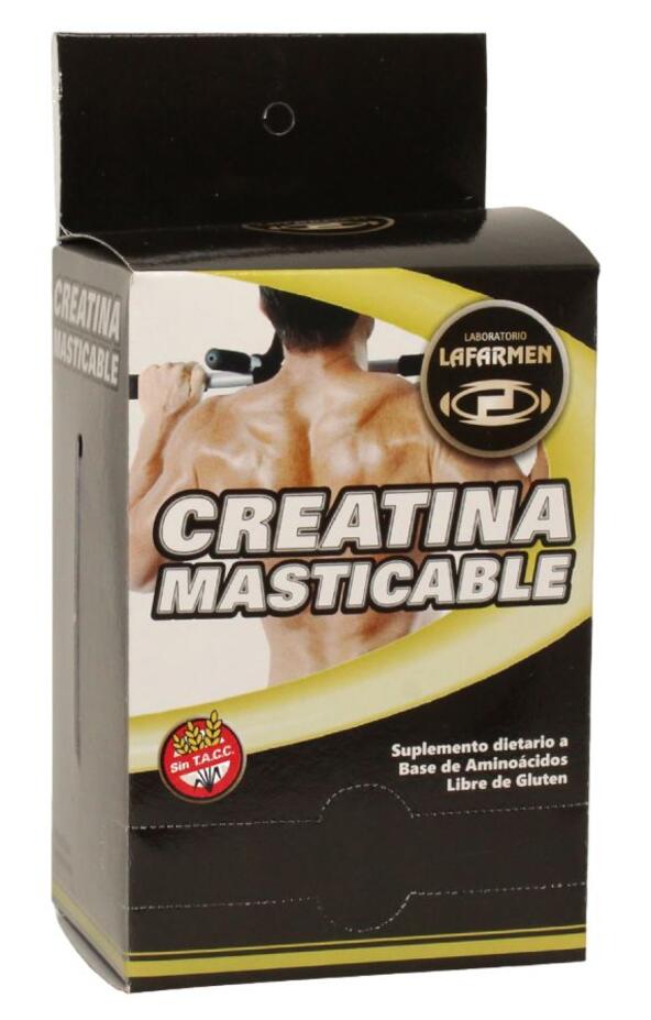 Creatina Masticable x 500 mg 20 blister x 10 comp - Lafarmen