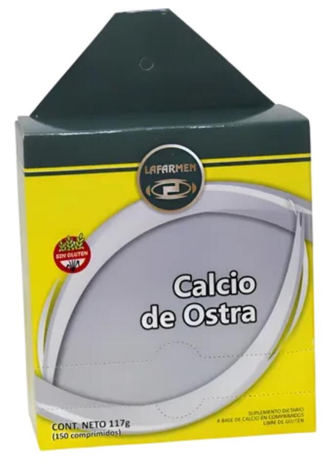 Calcio de Ostras x 15 blister x 10 comp - Lafarmen