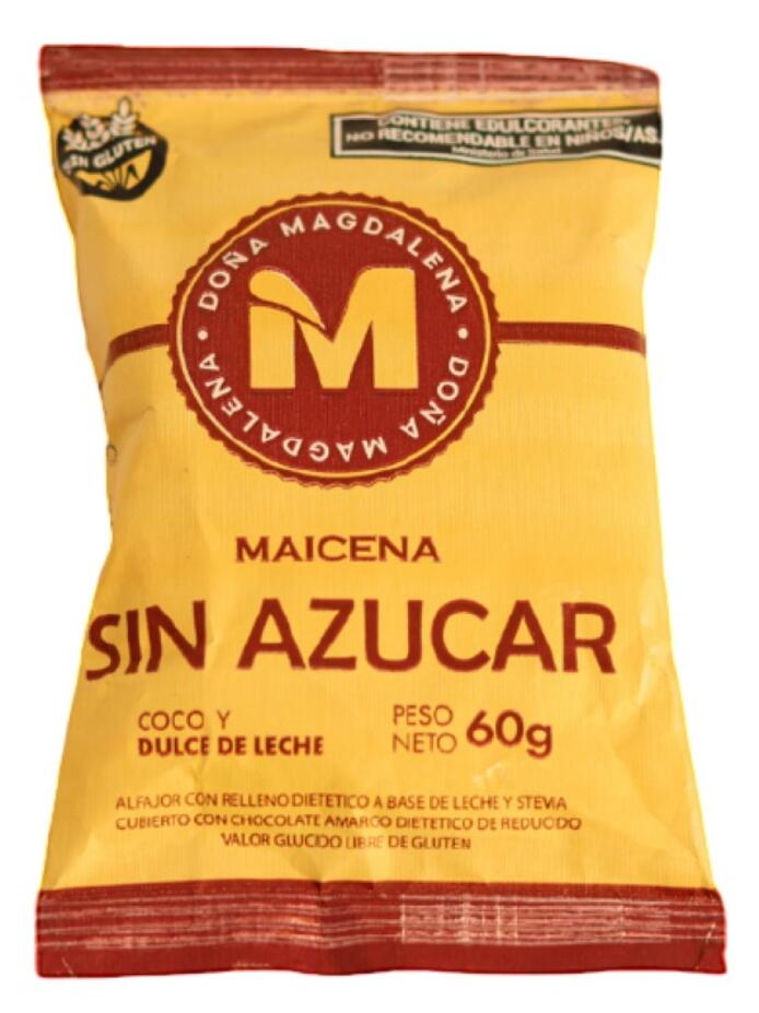 Alfajores Maicena Sin Azucar x 12 unid Doña Magdalena