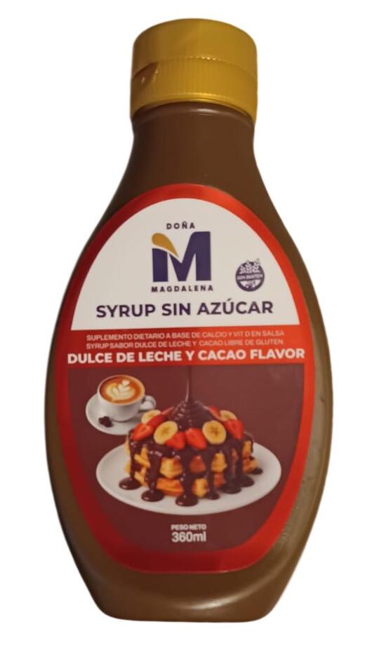 Syrup de Chocolate y Dulce de Leche x 360 ml Doña Magdalena
