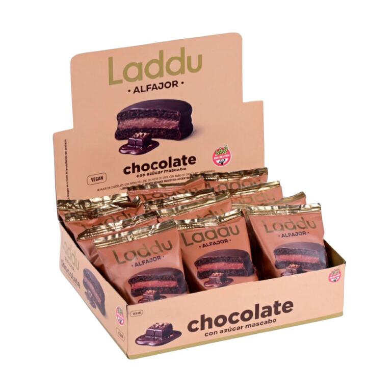 Alfajor de Chocolate x 12 unid Laddubar