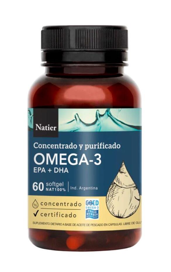 Omega 3 softgel x 60 caps - Natier