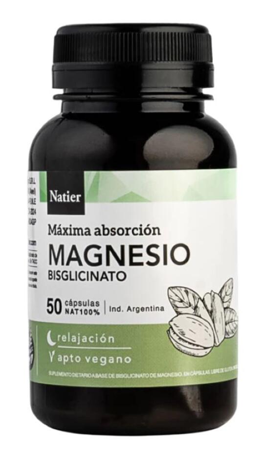 Magnesio Bisglicinato x 50 caps - Natier
