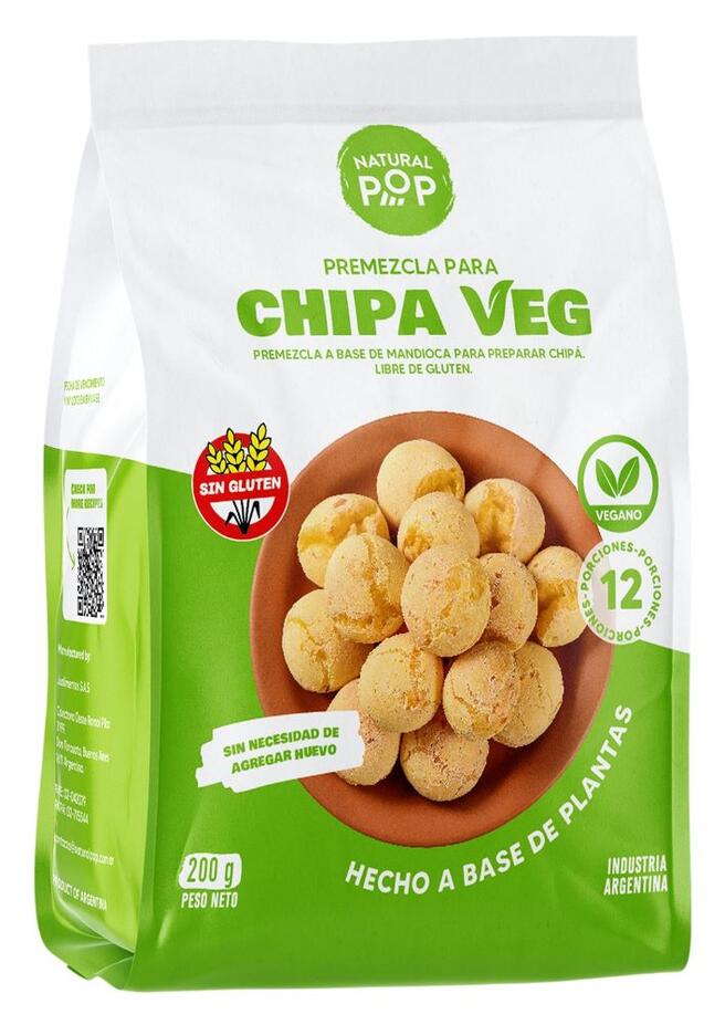 Chipa Veggie x 200 gr - Natural Pop
