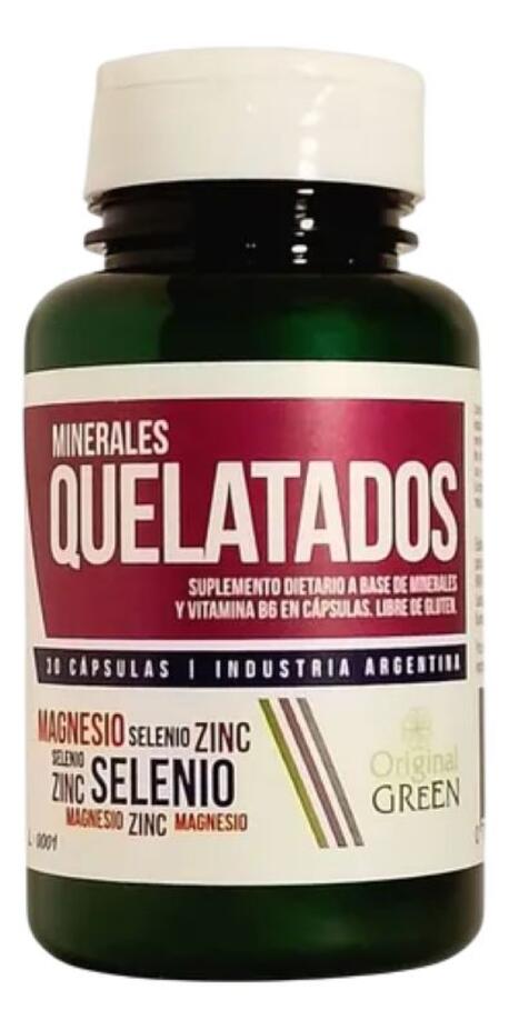 Minerales Quelatados x 30 caps - Original Green