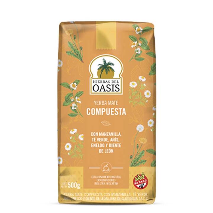 Yerba Mate Detox x 500 gr - Hierbas del Oasis