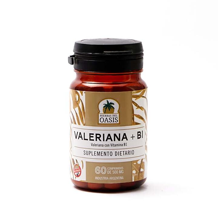 Valeriana + Vit. B1 x 60 comp - Hierbas del Oasis