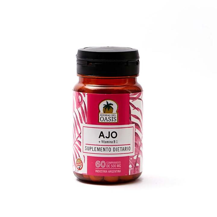 Ajo + Vitamina B1 x 60 comp - Hierbas del Oasis