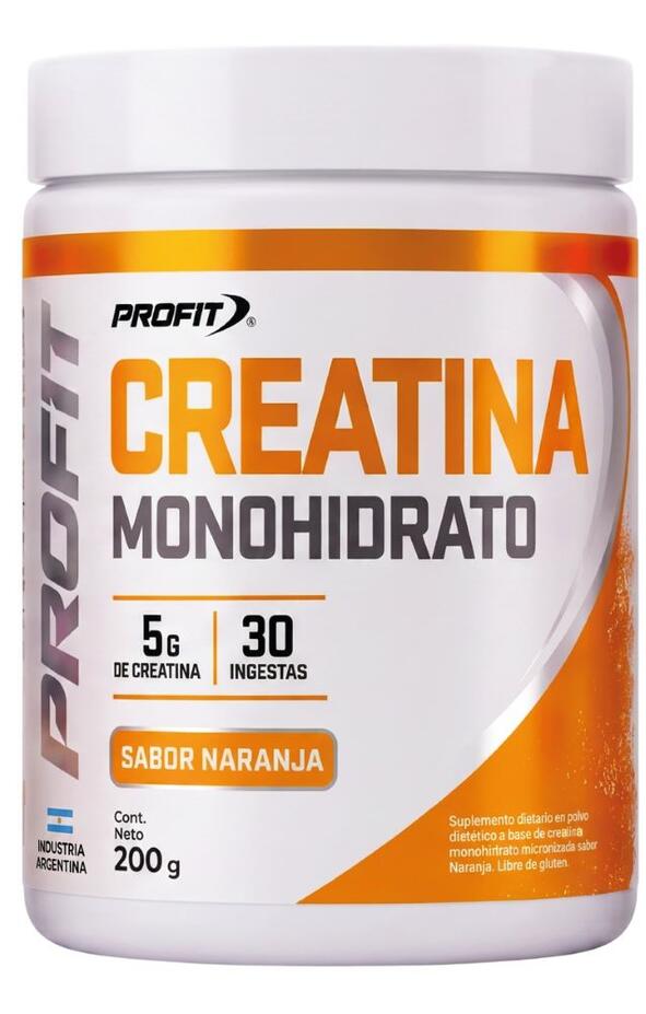 Creatina Monohidrato Naranja x 200 gr Profit