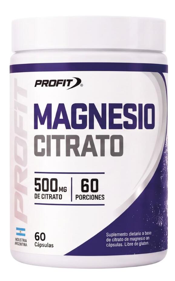 Citrato de Magnesio x 60 caps Profit
