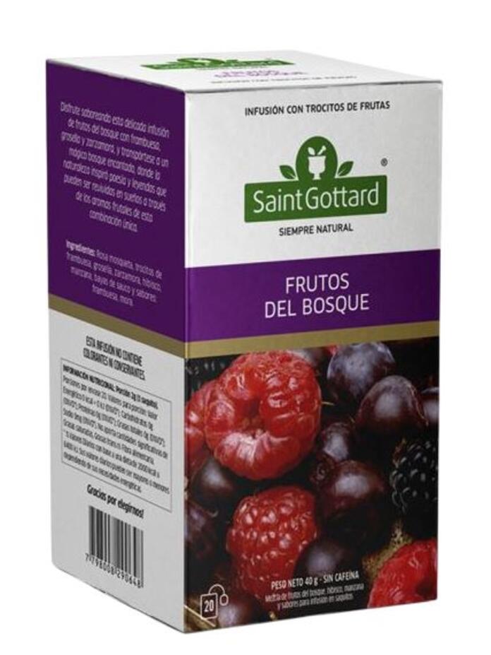Te Frutos del Bosque x 20 saq SaintGottard