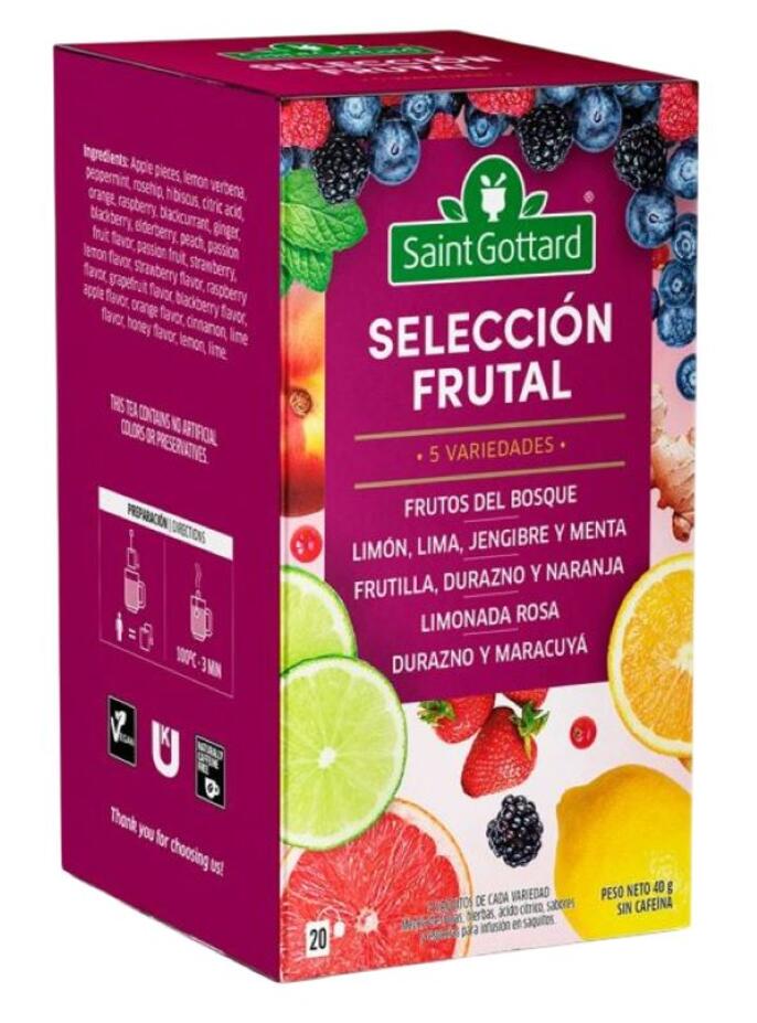 Te Selección Frutal x 20 saq SaintGottard