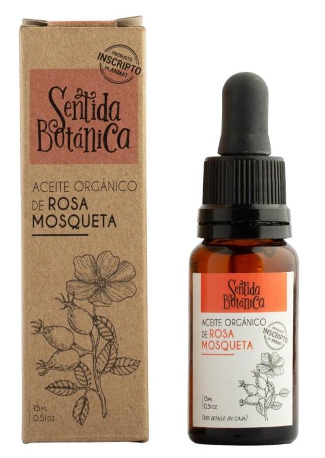 Aceite Organico de Rosa Mosqueta x 15 cc  Sentida Botanica