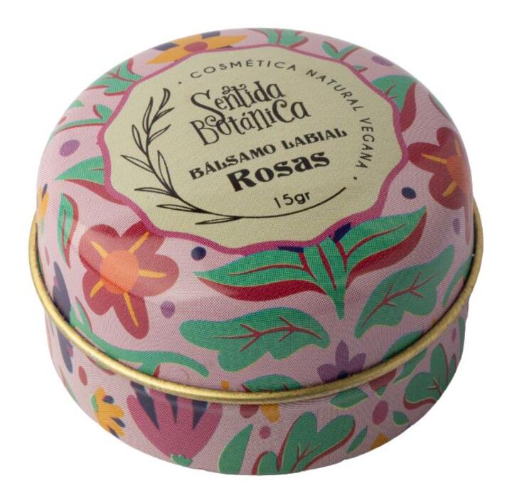Balsamo Labial Rosas x 15 gr  Sentida Botanica