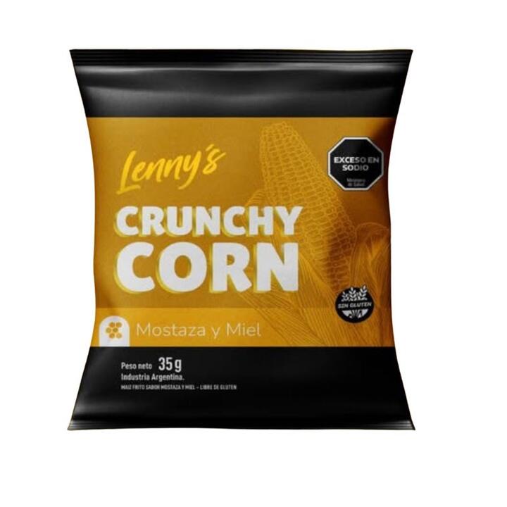 Maíz Crocante con Mostaza y Miel x 35 gr Lennys