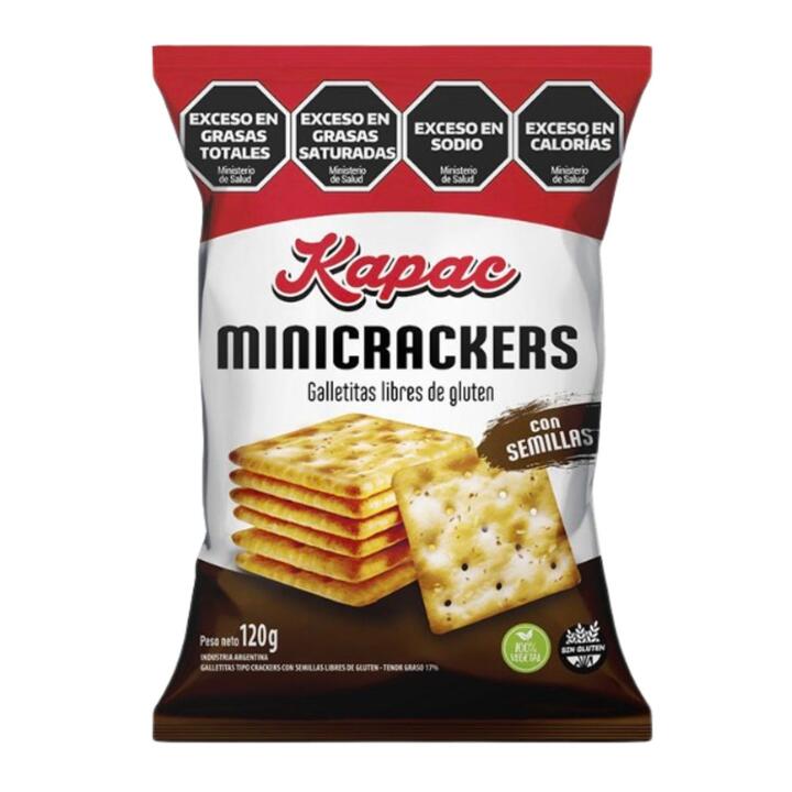Mini Crackers con Semillas x 120 gr Kapac