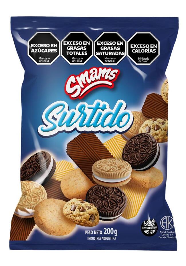 Galletitas Surtidas x 200 gr Smams