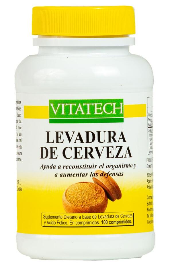 Levadura de Cerveza x 100 comp - 500 mg = Vitatech
