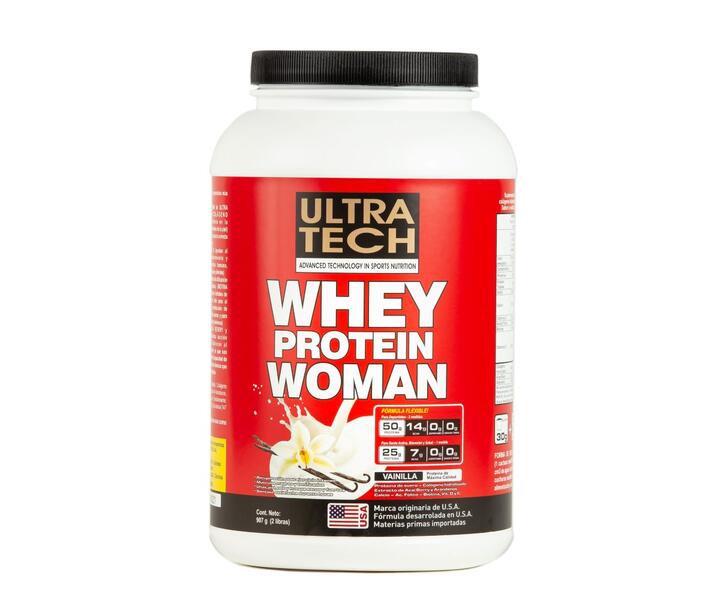 Whey Protein Woman x 907 g Vainilla = Ultra Tech