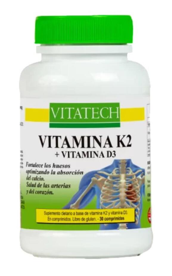Vitamina K2 + D3 x 30 comp = Vitatech
