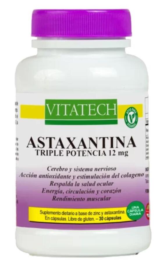 Astaxantina x 30 caps = Vitatech