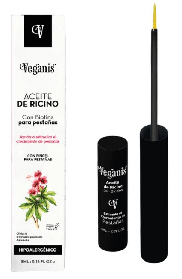 Serum Aceite de Ricino para Pestañas x 5 cc - Veganis