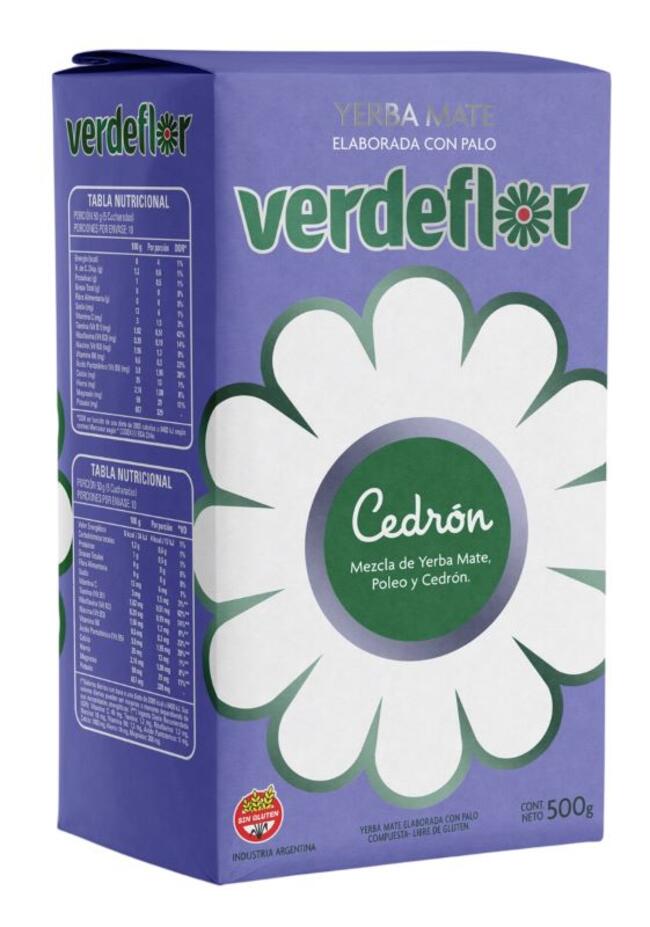 Yerba con Cedrón x 500 gr VerdeFlor