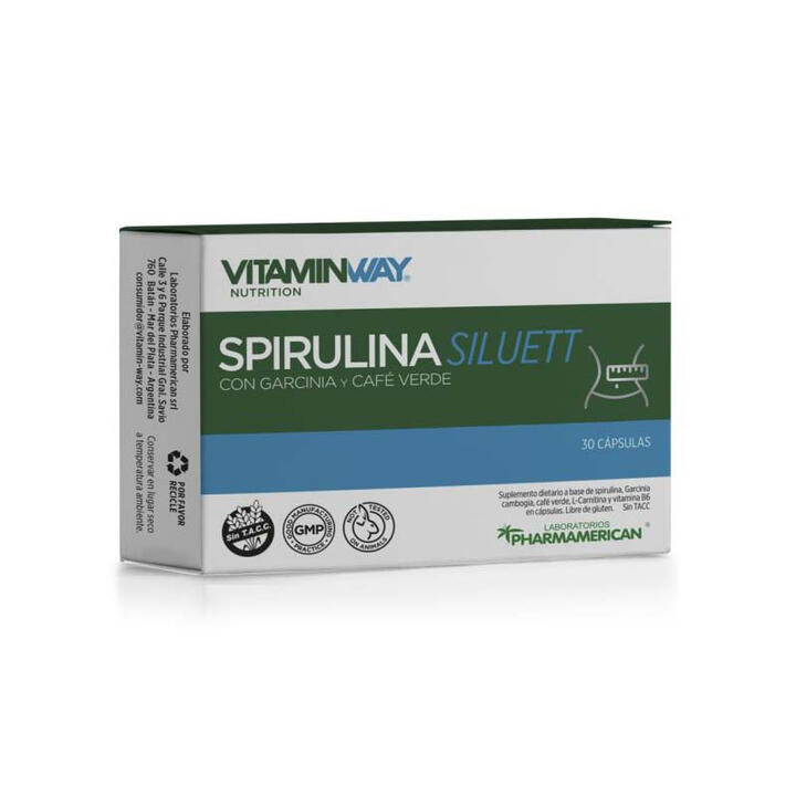 Spirulina Siluett x 30 comp Vitamin Way