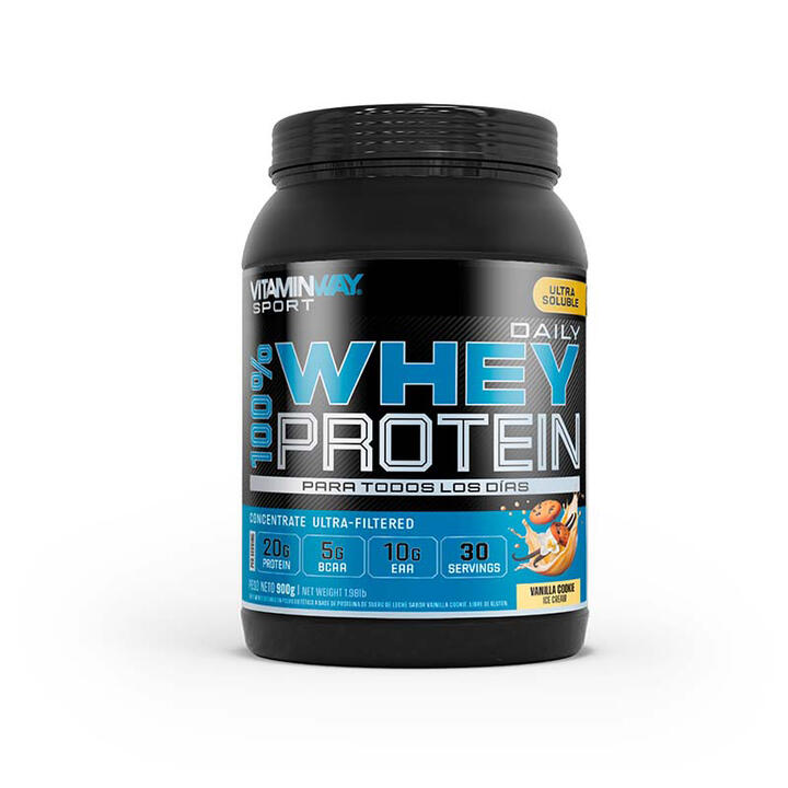 Daily 100% Whey Vainilla x 900 gr Vitamin Way